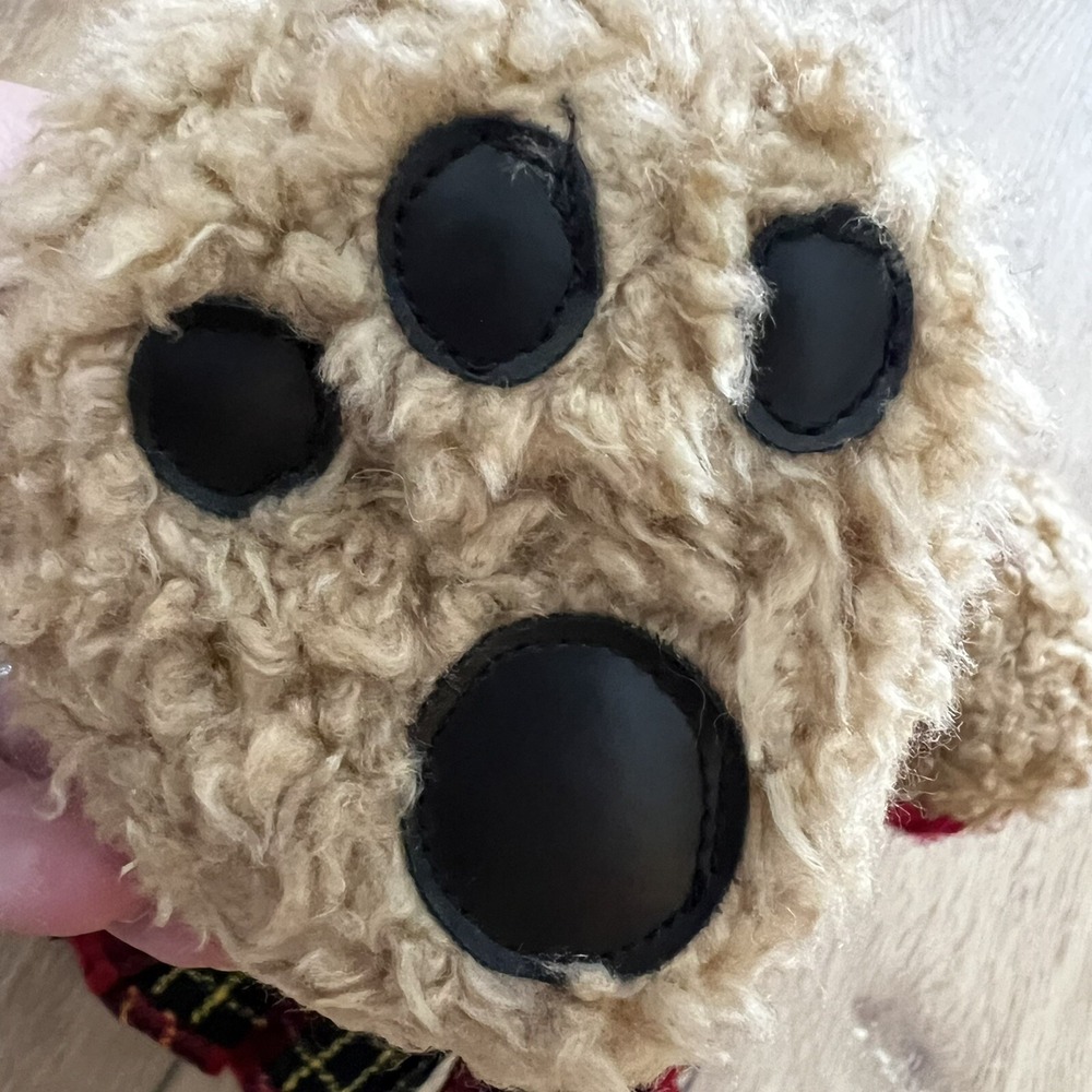 Build-a-Bear  14" BABW With Red & Black Plaid Scottie‎ Dog Outfit With Purse - Picture 4 of 10